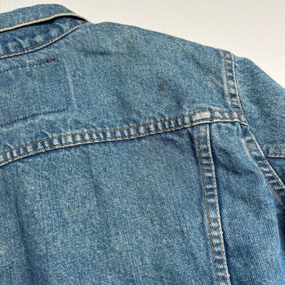 Vintage Levi's Medium Wash Denim Jacket Women's L - Picture 7 of 7
